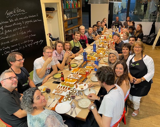 Recalling memories of our first in-person project meeting and SciComm training school in the beautiful city of colours ‘Barcelona’